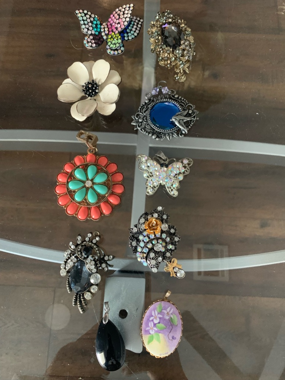 Necklaces (10) multi colors